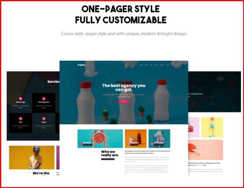 One Page Portfolio