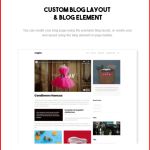 custom blog layout