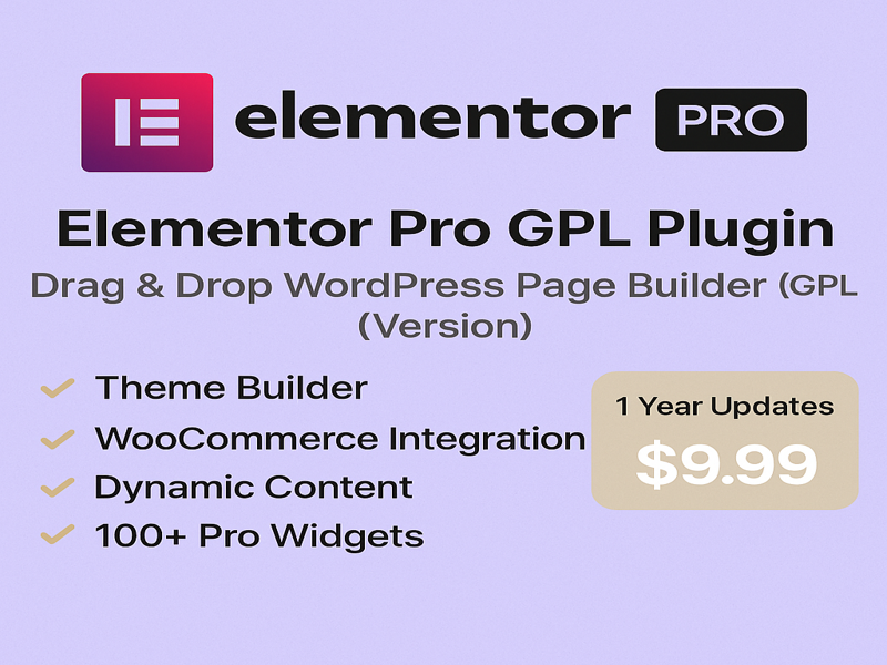 Elementor Pro GPL